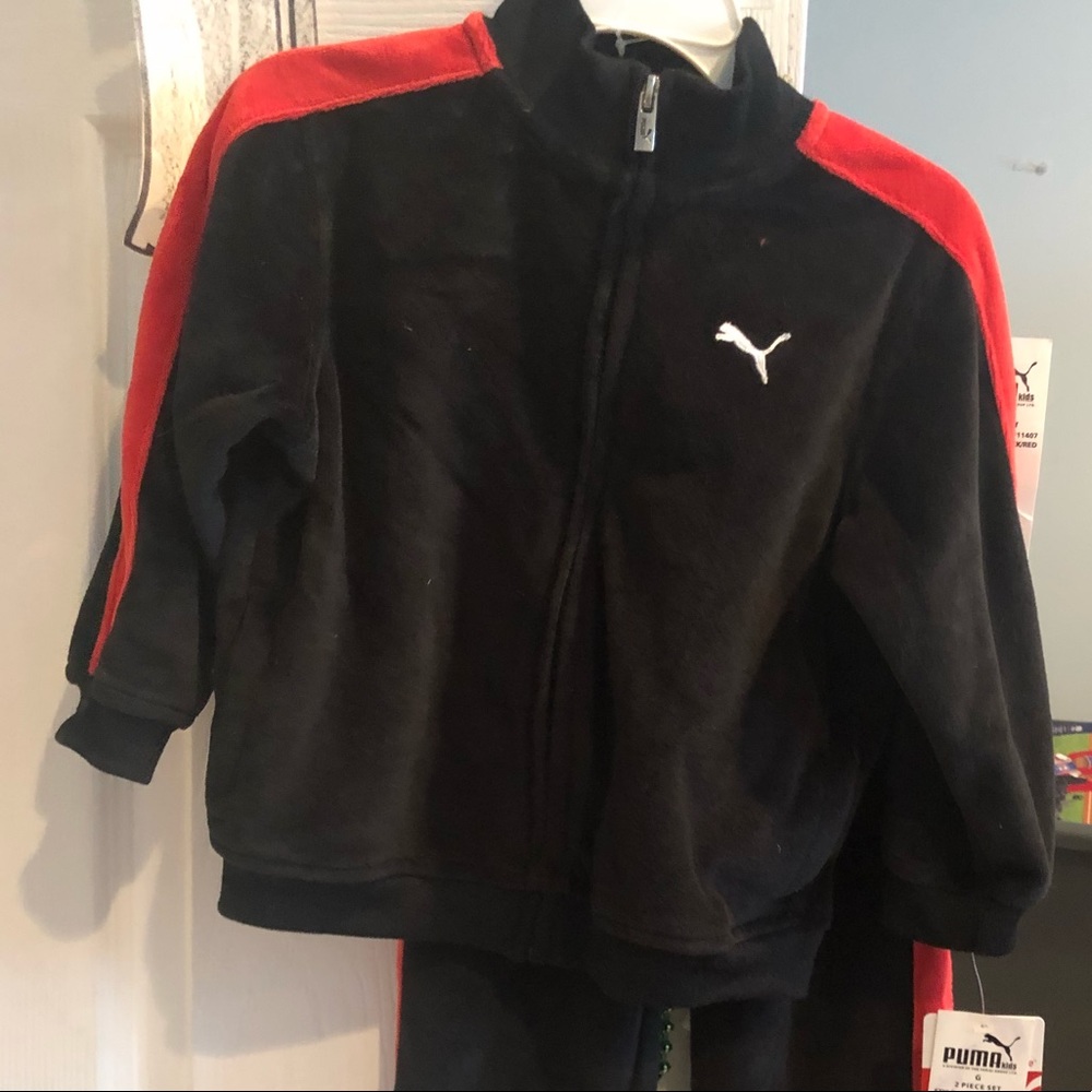 2 piece puma boys puma track suit